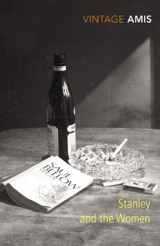 Book cover with a wine bottle, ashtray, and open book titled "Stanley and the Women".