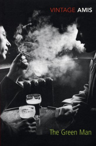Vintage book cover: two faces in shadow, smoke, and a pint glass.