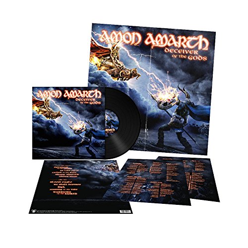 Amon Amarth "Deceiver Of The Gods" vinyl record with cover art.
