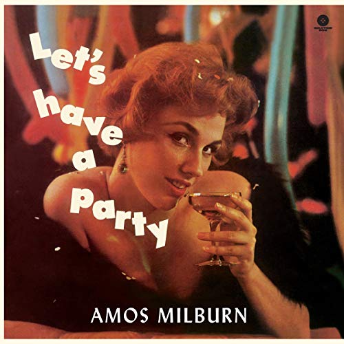 Vintage record cover featuring a woman with a cocktail glass.