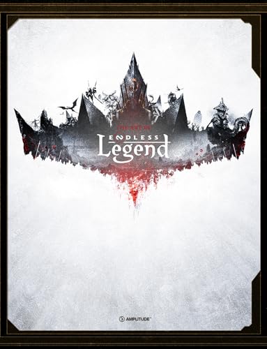 Cover of “The Art of Endless Legend” featuring a dark, spiky cityscape.