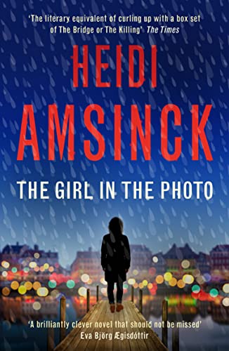 Book cover showing a person standing on a wooden pier in the rain.