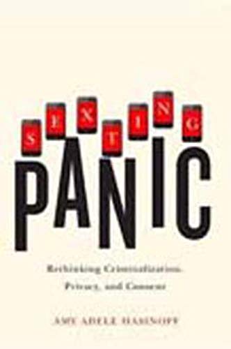 Book cover: “Sexting Panic” with red text blocks above large black “PANIC”.