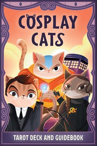 Cats dressed in cosplay as detectives, wizards, and characters from Doctor Who.