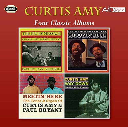 CD cover for Amy Curtis’s “Four Classic Albums” featuring portraits.