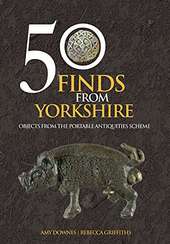 Book cover featuring a bronze boar and archaeological finds from Yorkshire.