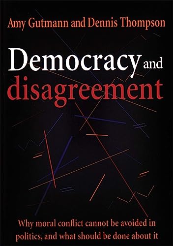 Book cover: "Democracy and Disagreement" with abstract red and blue lines.