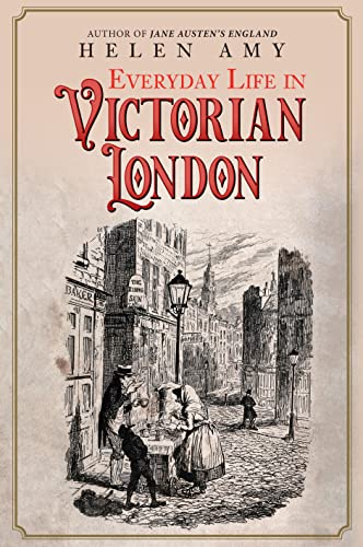 Book cover depicting Victorian London street scene with people and buildings.
