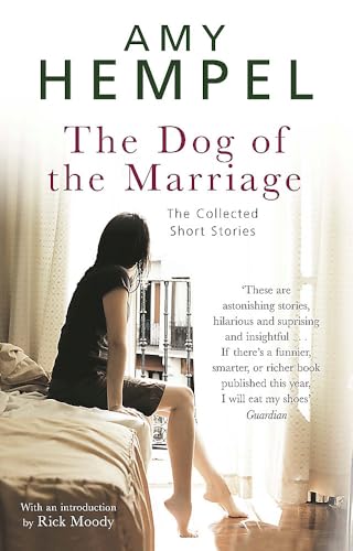 Book cover: woman sitting on bed, title “The Dog of the Marriage”.