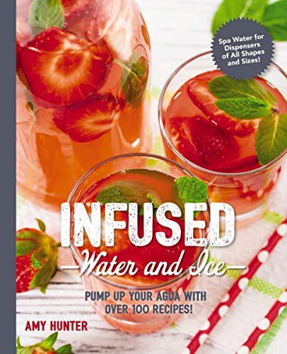 Book cover featuring strawberry infused water in glasses and a pitcher.