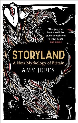 Book cover with illustrated figure and title “Storyland” in white lettering.
