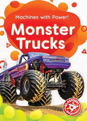 Book cover featuring a purple monster truck with large tires.