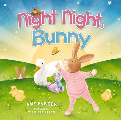 Book cover: bunny, duck, and other animals in a grassy field.