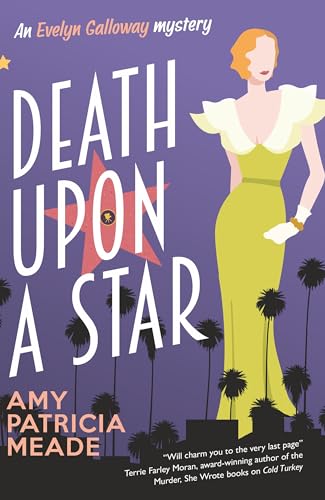 Book cover: "Death Upon a Star" featuring a woman in a green dress.