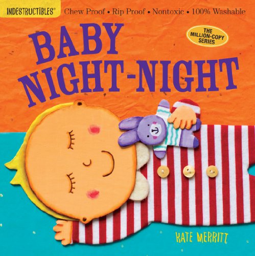 Book cover: orange sun and stuffed animal on striped blanket.
