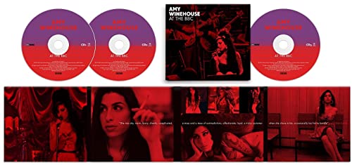 Amy Winehouse “At The BBC” 3-CD set with red and black cover art.