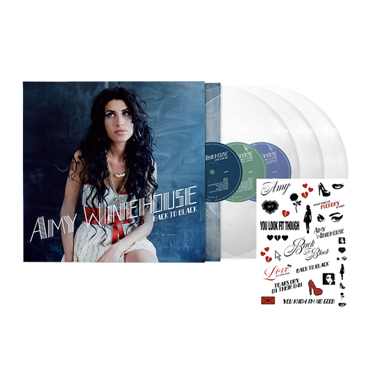 Amy Winehouse “Back to Black” 20th anniversary clear vinyl 3LP set.