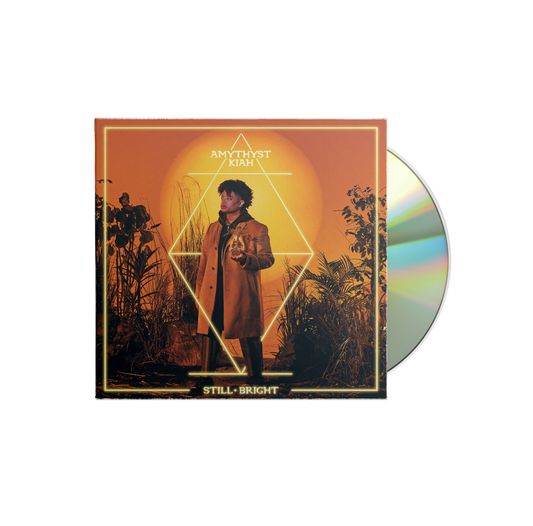 CD cover for Amythyst Kiah’s “Still + Bright” featuring a portrait.
