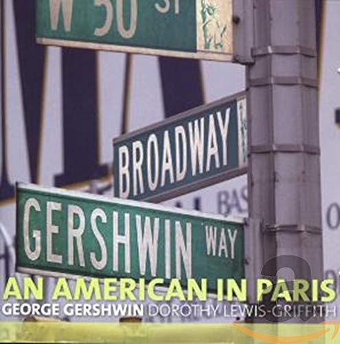 CD cover for "An American in Paris" with street sign imagery.