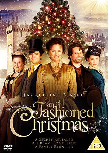 DVD cover featuring five people in Victorian attire with a Christmas tree behind.