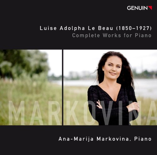 CD cover featuring pianist Ana-Marija Markovina and blurred landscape.