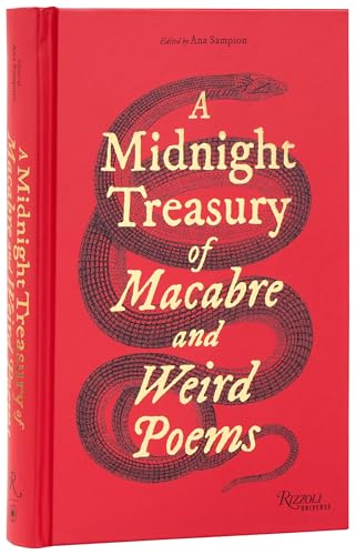 Red book cover with title and a winding, dark snake illustration.