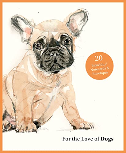 Watercolor painting of a French Bulldog on a notecard box.