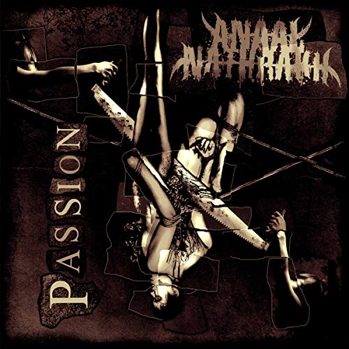 Dark album cover with distorted figures and band name "Anaal Nathrakh.