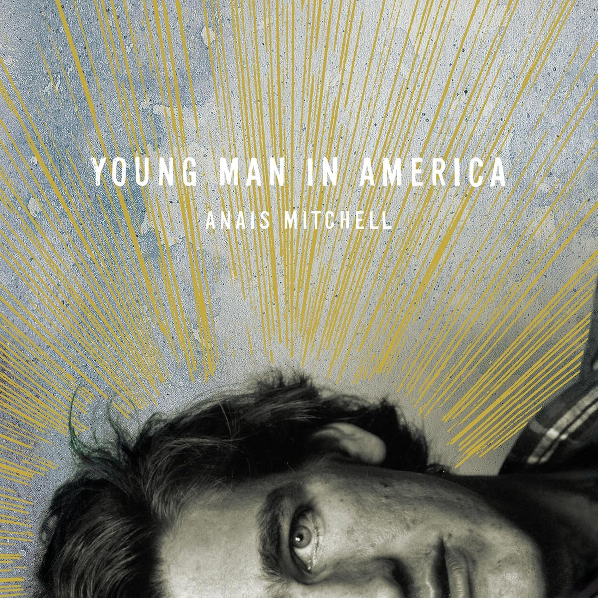Vinyl record of Anais Mitchell’s “Young Man In America” with cover art.