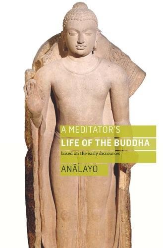 Book cover featuring a stone Buddha statue and green title text.