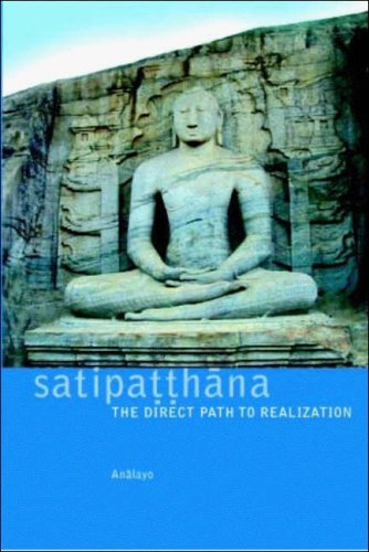 Book cover featuring a stone Buddha statue carved into a rock face.
