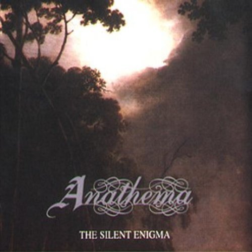 Album cover showing a dark, moody landscape with silhouettes of trees against a bright sky.