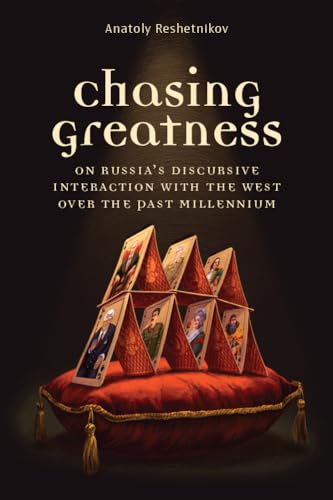 Book cover: “Chasing Greatness” with a pyramid of illustrated cards.