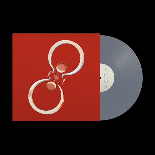 Anberlin Vega vinyl record with a red cover and a grey vinyl disc.