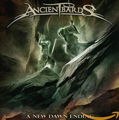 CD cover for Ancient Bards’ “A New Dawn Ending” featuring fantasy art.