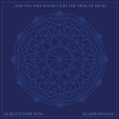 Album cover for "...And You Will Know Us By The Trail Of Dead", blue geometric design.