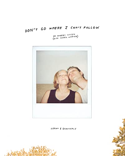 Book cover with a polaroid photo of a couple looking at each other.