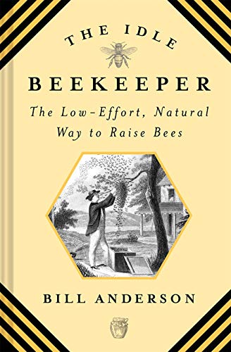 Book cover: "The Idle Beekeeper" with a beekeeper illustration.