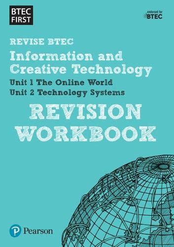 BTEC revision workbook cover with text and a globe illustration.