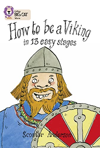 Book cover: illustrated Viking with helmet and red shield.