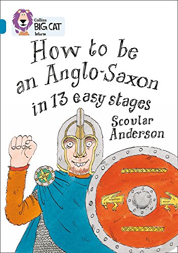 Book cover featuring an illustrated Anglo-Saxon warrior with a helmet and round shield.