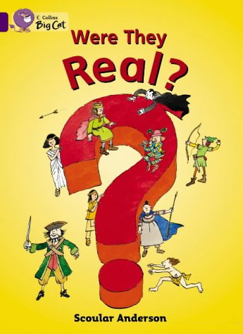Book cover with illustrated historical and fictional characters around a question mark.