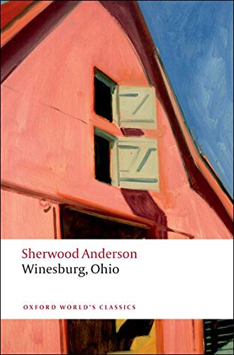 Book cover featuring an impressionist painting of a pink building against a blue sky.