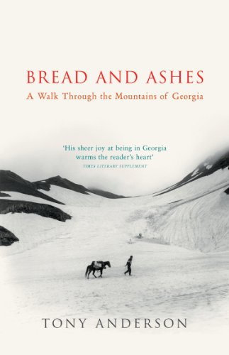 Book cover showing a person walking with a horse across a snowy mountain landscape.