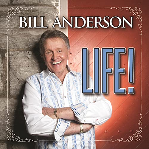 CD cover for Bill Anderson’s “Life!” featuring his portrait.