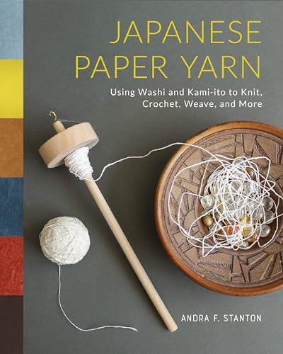 Book cover featuring a wooden yarn winder, paper yarn, and woven basket.