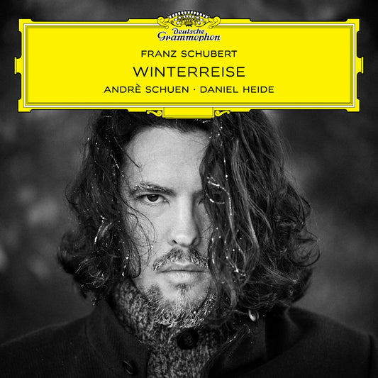 CD cover for Schubert’s “Winterreise” featuring a portrait of a man.