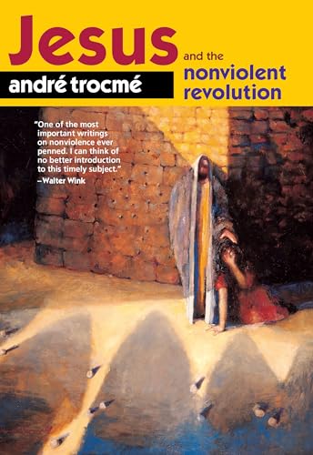 Book cover: “Jesus and the Nonviolent Revolution” with a painting of Jesus.