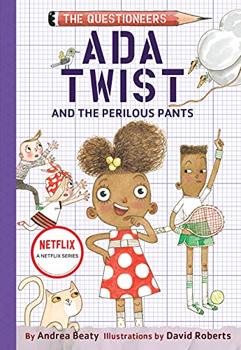 Book cover featuring Ada Twist and friends on a grid-patterned background.