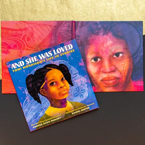 Book cover of And She Was Loved featuring a portrait of a young girl.
